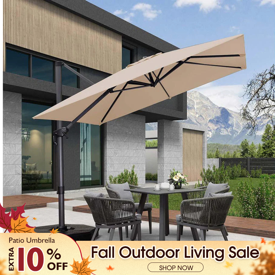 heavy duty patio umbrellas uk PURPLE LEAF Outdoor Large Parasol Square and Rectangular Cantilever Yard Sun Parasol Test Salomon X-Drive 8,0 Bike Safety Enjoy more shade at Size:2/0 (7 Pack)
