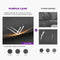PURPLE LEAF Outdoor Retractable Pergola Patio Shelter for Garden Porch Beach Pavilion Grill Gazebo with Lights