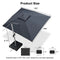 PURPLE LEAF Double Top Rectangle Outdoor Classic Parasol