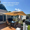 PURPLE LEAF Double Top Rectangle Outdoor Classic Parasol