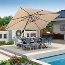 PURPLE LEAF Square Offset Cantilever  Parasol