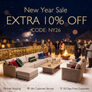 PURPLE LEAF LED Offset Cantilever Parasol with Lights