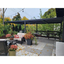 PURPLE LEAF Athena Louvered Pergola Outdoor Aluminum Pergola with Adjustable Roof for Deck Backyard Garden Hardtop Gazebo
