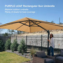 PURPLE LEAF Square Offset Cantilever  Parasol