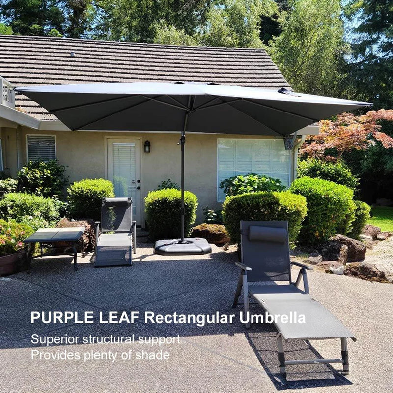 PURPLE LEAF Square Offset Cantilever  Parasol