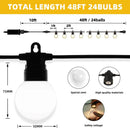 PURPLE LEAF Grey Hardtop Gazebo with Heavy Duty Galvanized Steel Double Roof with String Lights-clear