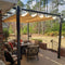 PURPLE LEAF Outdoor Retractable Pergola Patio Shelter Classical Pavilion Grill Gazebo