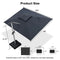 PURPLE LEAF Double Top Rectangle Outdoor Classic Parasol