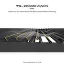 PURPLE LEAF Athena Louvered Pergola Outdoor Aluminum Pergola with Adjustable Roof for Deck Backyard Garden Hardtop Gazebo