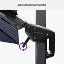 PURPLE LEAF Rectangle Swivel Offset Cantilever  Parasol