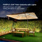PURPLE LEAF LED Offset Cantilever Parasol with Lights