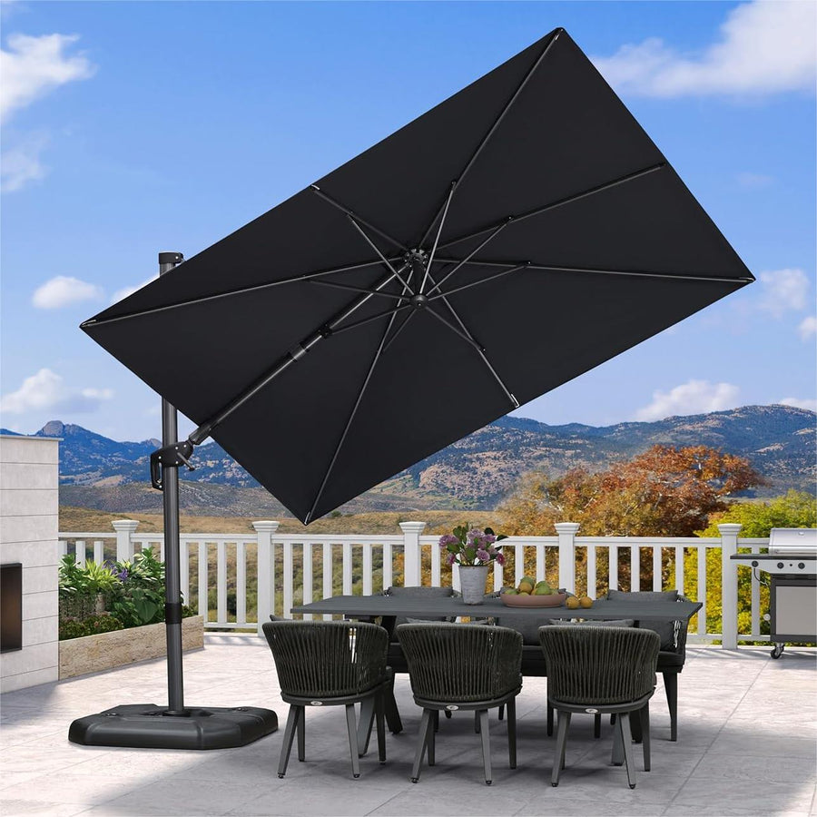 LEAF Rectangle Swivel Offset Cantilever Parasol