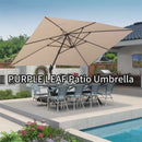 PURPLE LEAF Square Offset Cantilever  Parasol