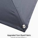 PURPLE LEAF 4 x 4 m / 2.7x 4.6 m Large Outdoor Aluminum Umbrella Offset Patio Umbrella