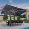 PURPLE LEAF Double Top Rectangle Outdoor Classic Parasol