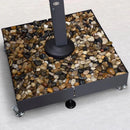 PURPLE LEAF Patio Umbrella Base with Wheels 1100Lbs ZYUK04BSWK-500