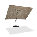 PURPLE LEAF Double Top Rectangle Outdoor LED Parasol
