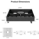 PURPLE LEAF Patio Umbrella Base with Wheels 1100Lbs ZYUK04BSWK-500