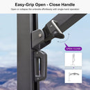 PURPLE LEAF Outdoor Aluminum Umbrella Offset Patio Umbrella