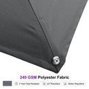 PURPLE LEAF Outdoor Aluminum Umbrella Offset Patio Umbrella