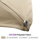 PURPLE LEAF Outdoor Aluminum Umbrella Offset Patio Umbrella