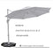 PURPLE LEAF Offset Umbrella Base Water & Sand Filled Weighted Base Outdoor Umbrella Base for Cantilever Offset Patio Umbrella
